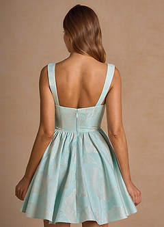 Novalee Turquoise Mini Dress image6