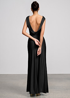 Althea Black Maxi Dress image2
