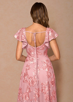 Talia Pink Midi Dress image6