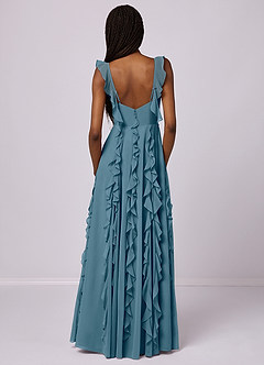 Barbie ♥ Azazie Bridesmaid Dresses Bermuda A-Line with Pockets Chiffon Dress image6