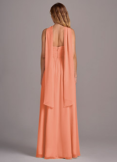 Azazie Joni Bridesmaid Dresses Sunset A-Line Strapless Chiffon Convertible Dress image7