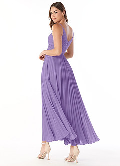 Azazie Raychelle Bridesmaid Dresses Tahiti A-Line V-Neck Chiffon Dress image5