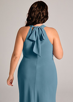 Azazie Doretta Bridesmaid Dresses Bermuda Mermaid Pleated Chiffon Dress image12