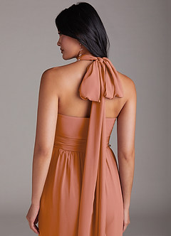 Azazie Lamara Bridesmaid Dresses MAI TAI Off the Shoulder Chiffon Convertible Jumpsuit image10