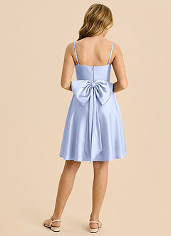 Azazie Bear Vestido de Hielo de Satén Elástico de Corte en A con Escote de Corazón image2