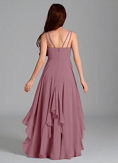 Azazie Karan Junior A-Linie Chiffon Kleid Vintage Mauve image2
