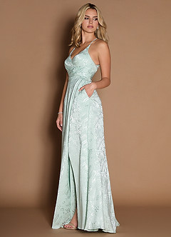 Vestido Menta Verde Largo Christa image4