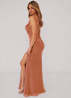 Barbie ♥ Azazie Bridesmaid Dresses MAI TAI Mermaid Corset Chiffon Dress image5