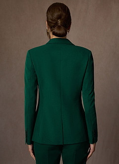 front Kennedy Smeraldo Blazer elasticizzato strutturato