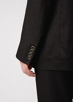 front Blazer 100% linho europeu