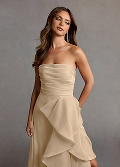 Vestido Champán Largo Manon image5