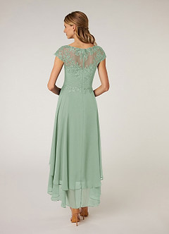 Azazie Shonda Kleider für die Brautmutter Spitze Chiffon Kleid Agave image2