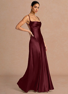 Muirgen Wine Maxi Dress image5
