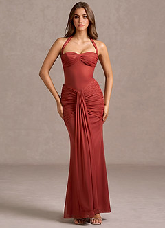 vestido Maxi Terracota Cassia image3