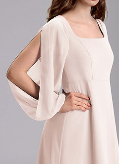 Azazie Bondi Junior Klänning av A-Line i Chiffong Blouson image8