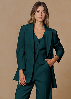 front Rowan Pine Refined Weave Performance blazer
