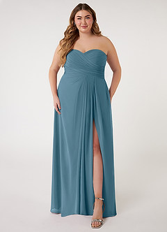 Azazie Arabella Allure Bridesmaid Dresses Bermuda A-Line Sweetheart Neckline Chiffon Convertible Dress image12