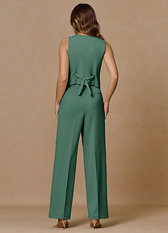 front Rowan Eukalyptus Hochwertiger zweiteiliger Performance-Anzug aus hochwertigem Gewebe