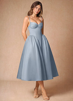 Relana Black Midi Dress image5
