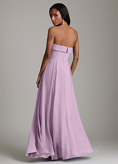 Azazie Lucienne Bridesmaid Dresses Wisteria A-Line Strapless Chiffon Convertible Dress image2