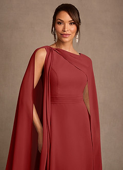 Azazie Liddie Suknie dla Matki Panny Młodej Linia A Pofałdowany Szyfon Długość podłogi Sukienka image6