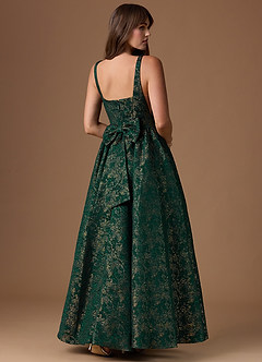 Bea Gilded Emerald Gown image2