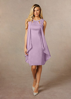 Azazie Viviana Mother of the Bride Dresses Wisteria A-Line Sequins Mesh Dress image4