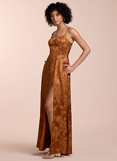 Abigail Caramel Maxi Dress image4