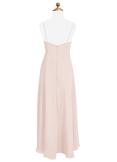 Azazie Naeem Junior Rose Petal A-Line Ruched Chiffon Dress image5