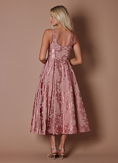 Robe Mi-Longue Rosewood Pink Alexandra image2