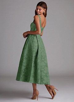 Adelie Eucalyptus A-line Midi Dress image2