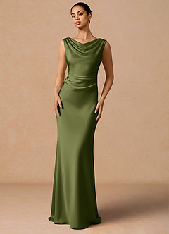 Evarine Olive Maxi Dress image3