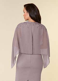 Azazie Maryam Final Sale Dusk Sheath Lace Chiffon Dress image5