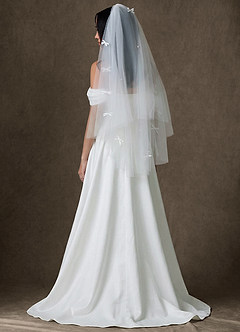 front Welon Lily Double Layer Bow Pearl Fingertip