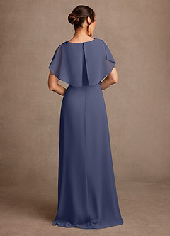 Azazie Frieda Mother of the Bride Dresses Stormy A-Line Applique Chiffon Dress image3