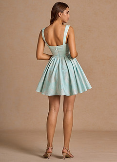 Novalee Turquoise Mini Dress image2