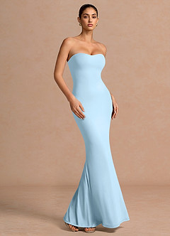 Shaniya Light Blue Maxi Dress image4