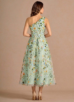 Maribela Light Green Midi Dress image2