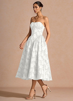 Rowena Blanco Vestido midi image5