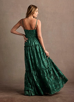Sansa Dark Green Maxi Dress image6