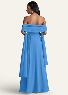 front Azazie Scialle In Chiffon In Colore Abbinato