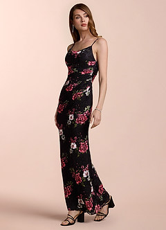 Jordyn Black Multi Maxi Dress image4