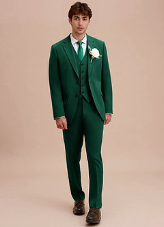 front Ethan Emerald Refined Weave Suit Jacket