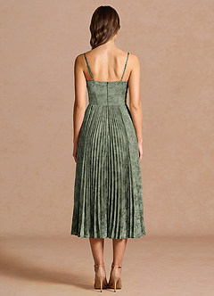 Vesper Sage Blue Midi Dress image2
