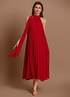 Bia Cherry Red Midi Dress image6
