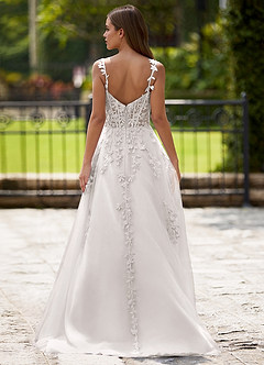 Dreamscape White A-line Prom Dress image2