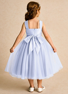 Azazie Dovey Abiti da Ragazza di Fiori Abito Principessa in Tulle Fiocco Lavanda image3