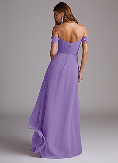 Azazie Marley Bridesmaid Dresses Tahiti A-Line Off the Shoulder Chiffon Convertible Dress image7