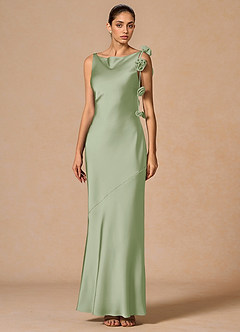 Athelstan Light Green Maxi Dress image2