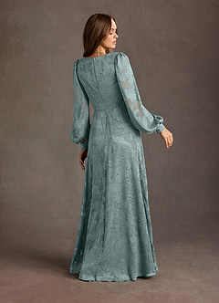 Cerise Powder Blue Maxi Dress image5